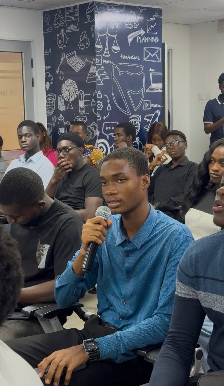Members at the TAN financial literacy talk at Stanbic bank incubator