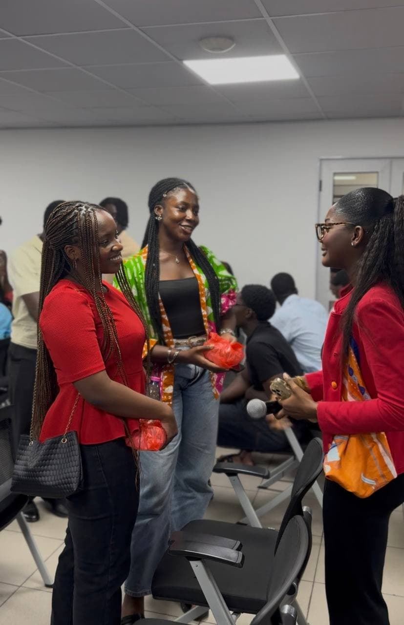 Members at the TAN financial literacy talk at Stanbic bank incubator